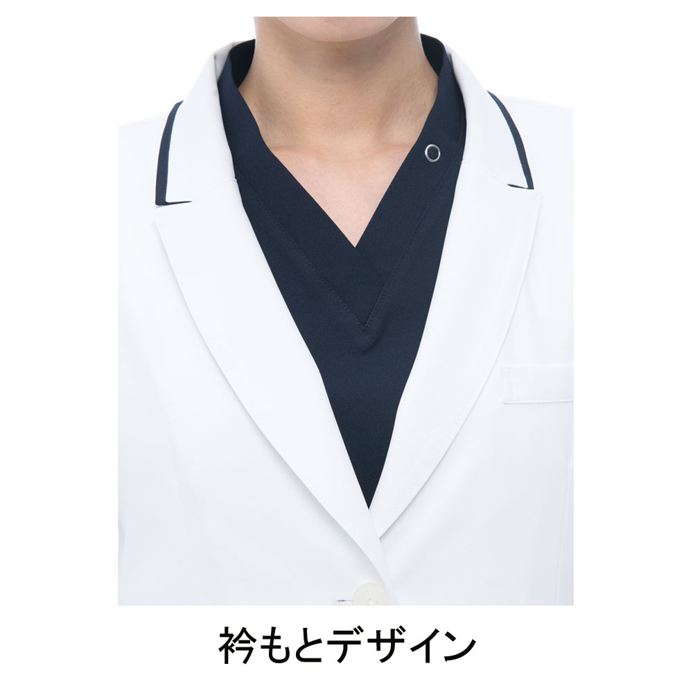 ナガイレーベン CJ-3390 女子シングルドクターコート 9270円｜医療白衣
