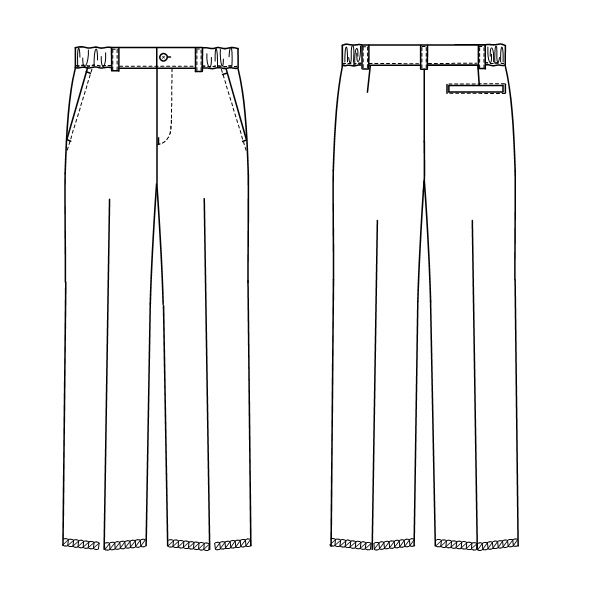 ナガイレーベン ML-1133 男子パンツ 5990円｜医療白衣のメディコレ！