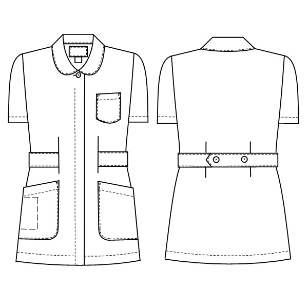 ホスパースタット女子上衣半袖[ナガイレーベン製品] HO-1912