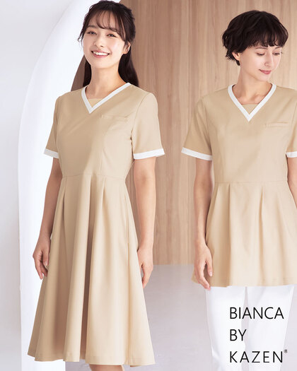 ワンピース半袖KZN326