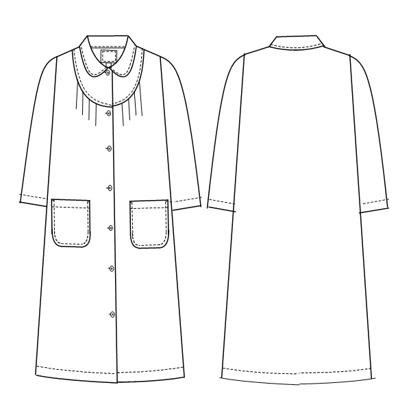 ナガイレーベン MK-311 マタニティ患者衣 6310円｜医療白衣のメディコレ！