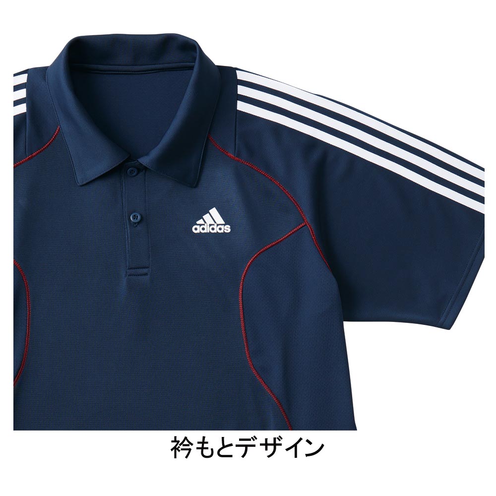 アディダス SCS731-10 ポロシャツ（男女兼用） 5180円｜医療白衣