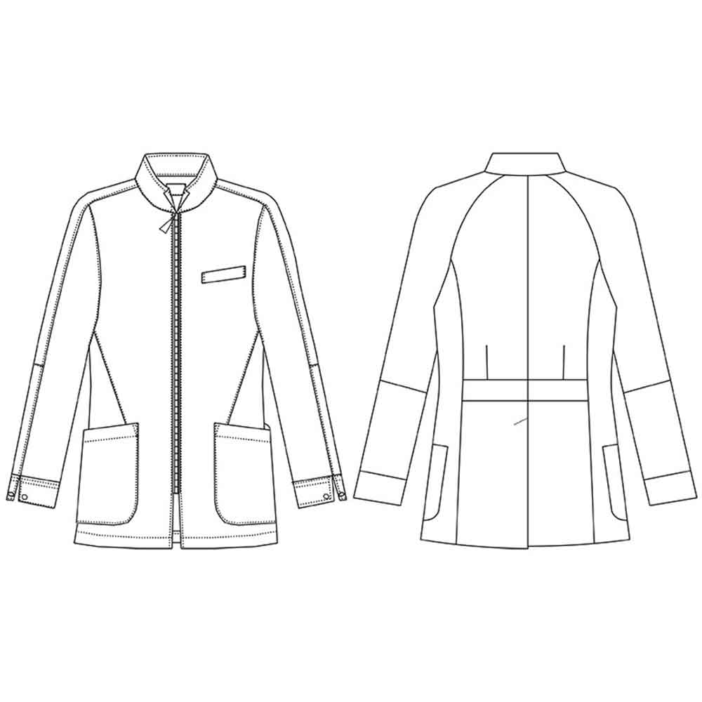 チトセ MZ-0056 ハーフコート（男性用） 6300円｜医療白衣の
